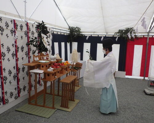 10.-①玉串（祭主